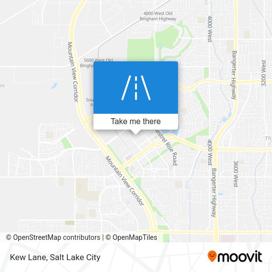 Mapa de Kew Lane