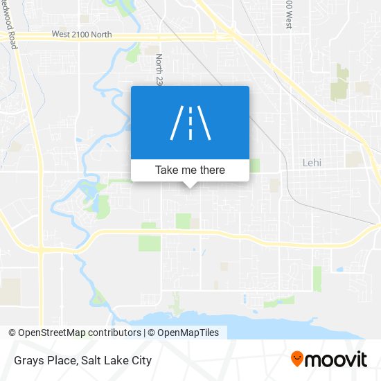 Grays Place map