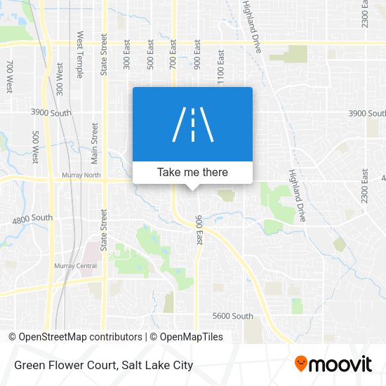 Green Flower Court map