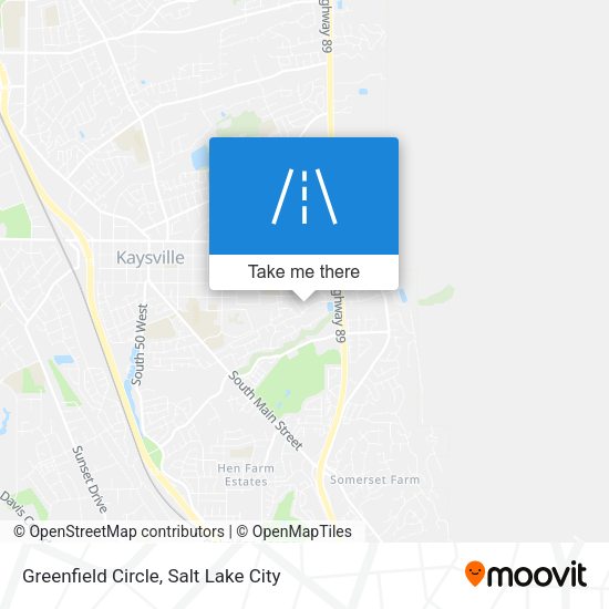 Greenfield Circle map
