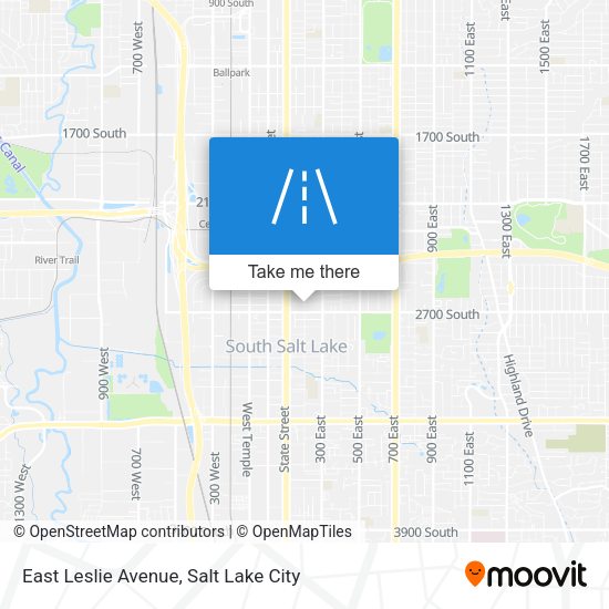 East Leslie Avenue map