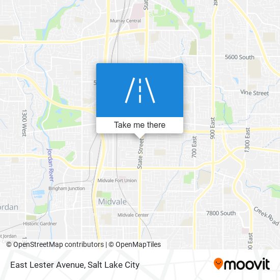 East Lester Avenue map