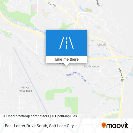 East Lester Drive South map