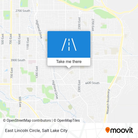 Mapa de East Lincoln Circle