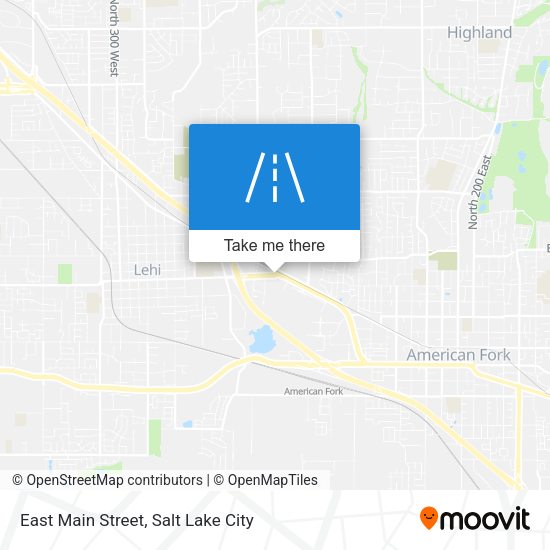 Mapa de East Main Street