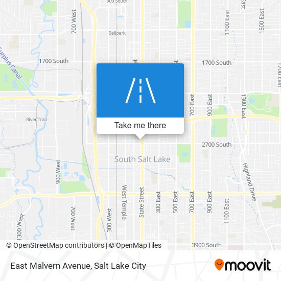 East Malvern Avenue map