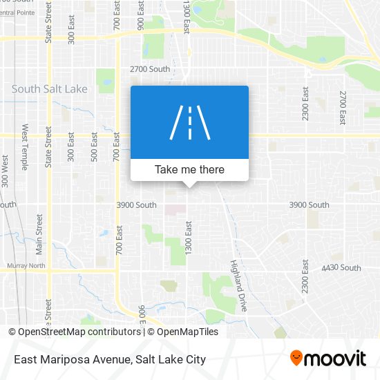 Mapa de East Mariposa Avenue