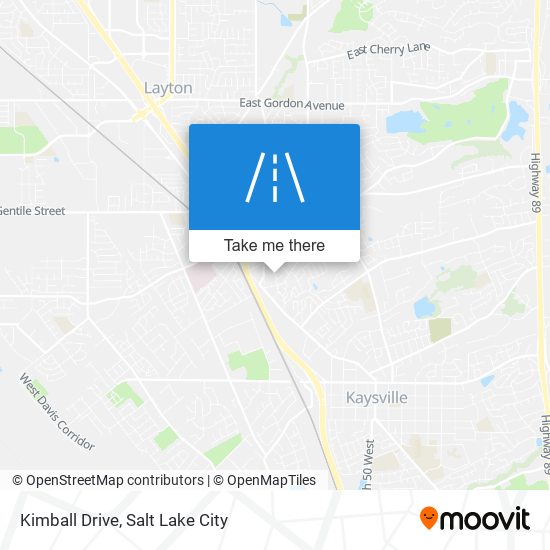 Kimball Drive map