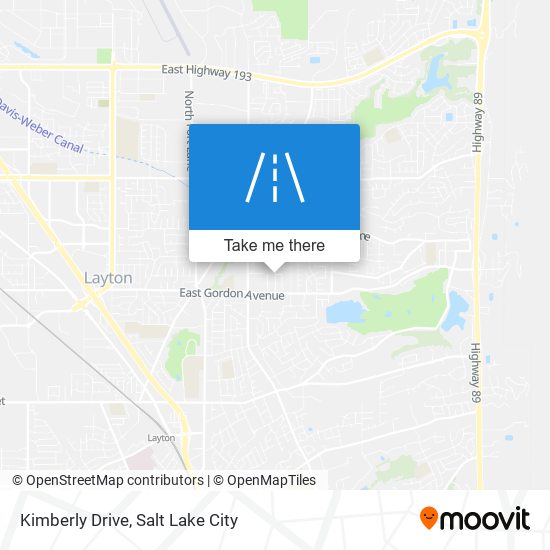 Kimberly Drive map