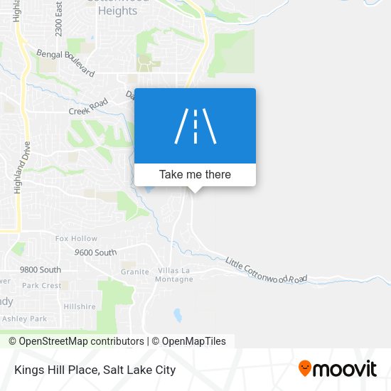 Kings Hill Place map