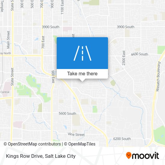 Kings Row Drive map