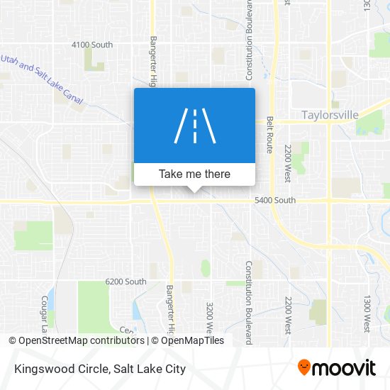 Kingswood Circle map