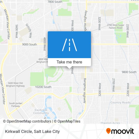 Kirkwall Circle map
