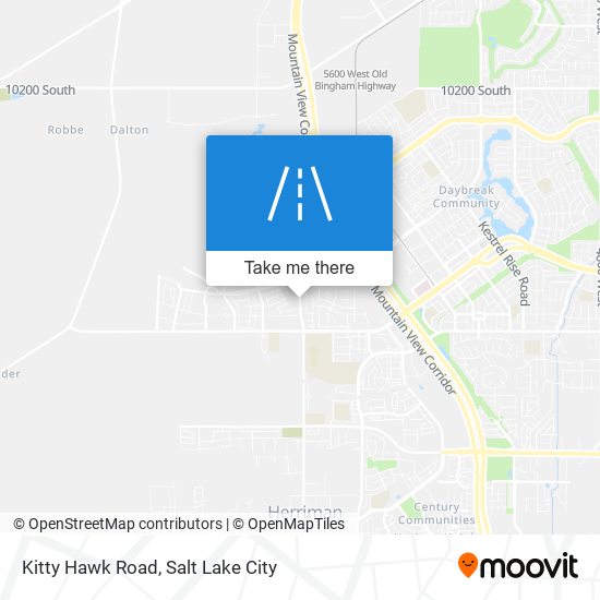 Mapa de Kitty Hawk Road