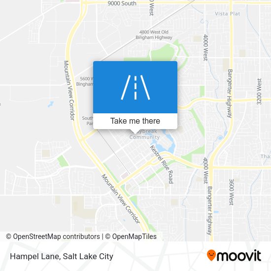 Mapa de Hampel Lane
