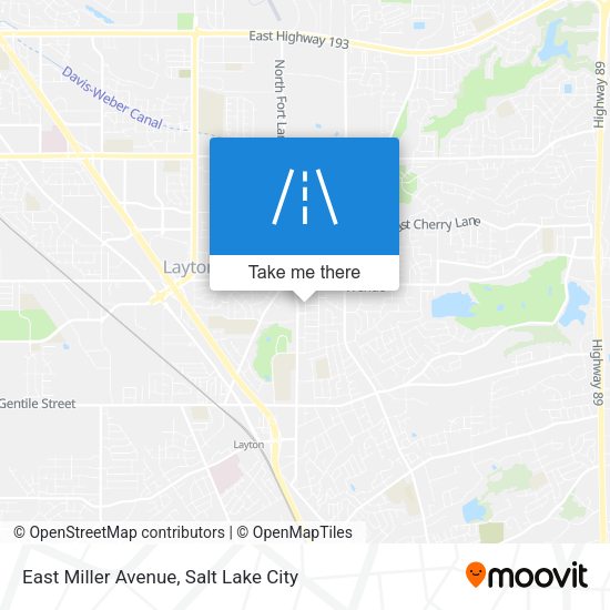 East Miller Avenue map