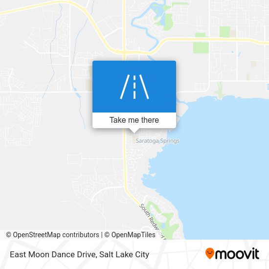 East Moon Dance Drive map