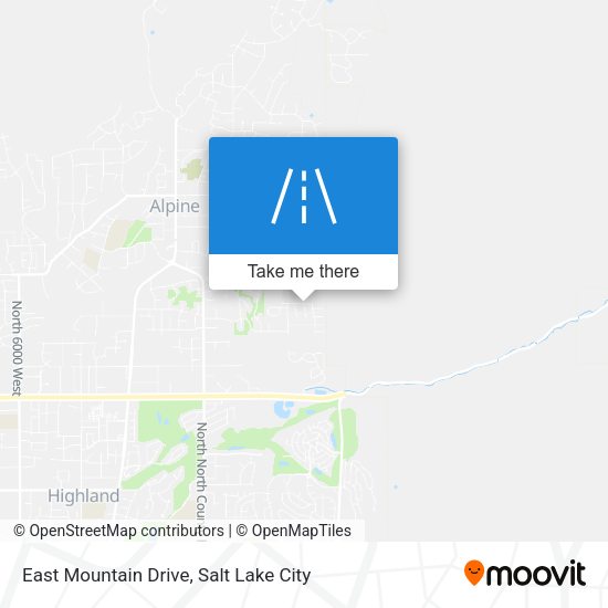 Mapa de East Mountain Drive