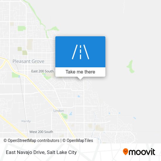 East Navajo Drive map