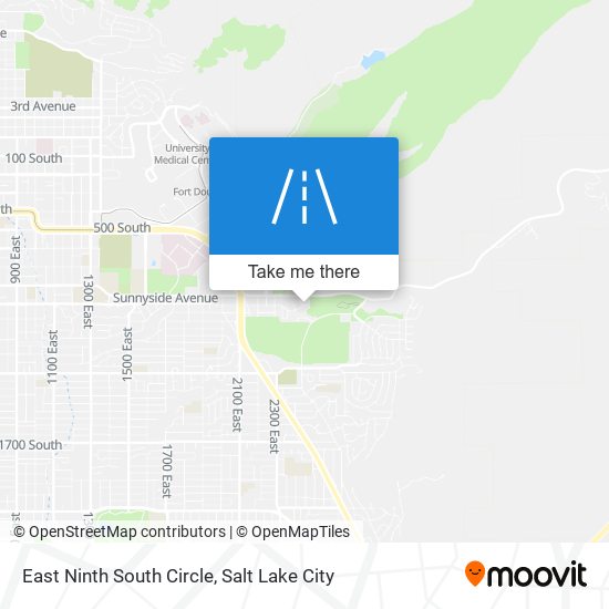 Mapa de East Ninth South Circle