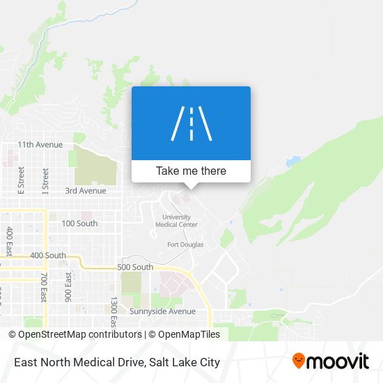 East North Medical Drive map