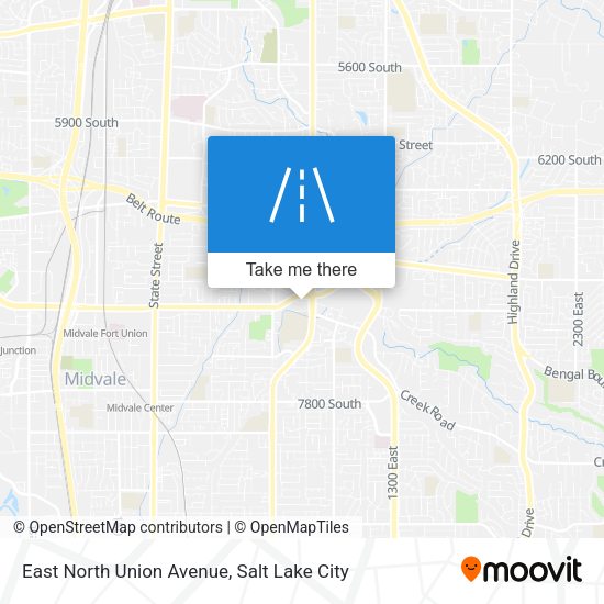Mapa de East North Union Avenue