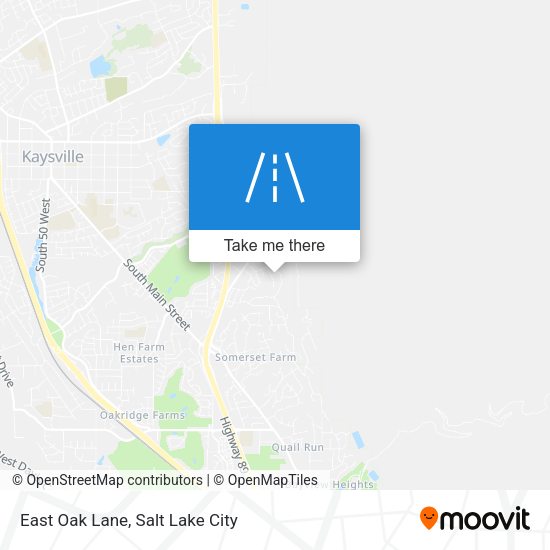 East Oak Lane map