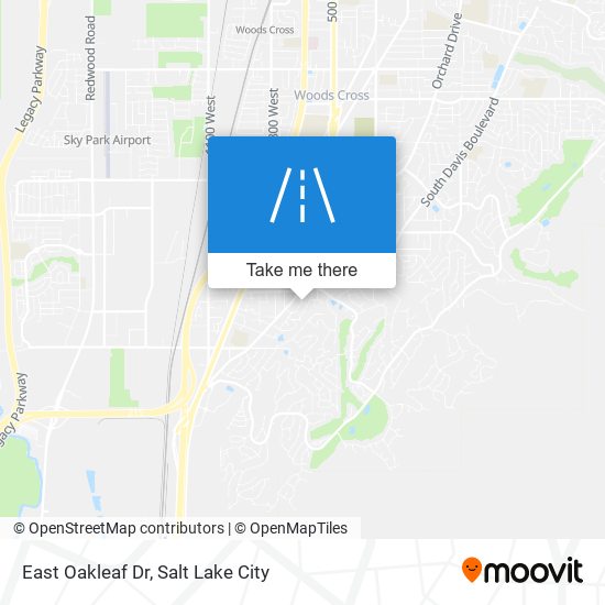 East Oakleaf Dr map