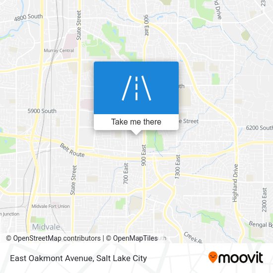 East Oakmont Avenue map