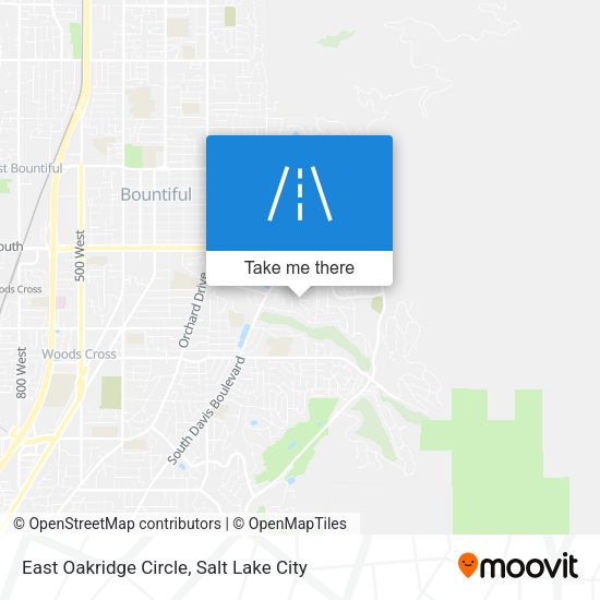 East Oakridge Circle map
