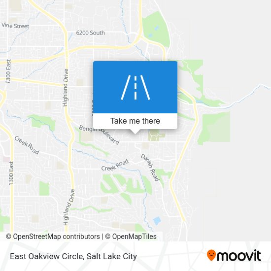Mapa de East Oakview Circle