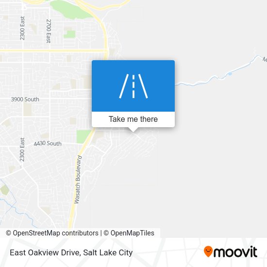 East Oakview Drive map