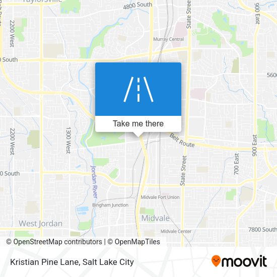 Kristian Pine Lane map