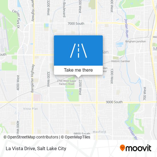 La Vista Drive map