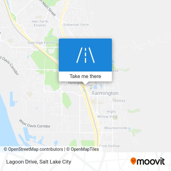 Mapa de Lagoon Drive