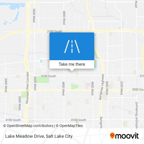 Lake Meadow Drive map