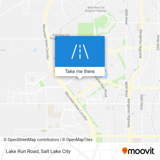 Lake Run Road map