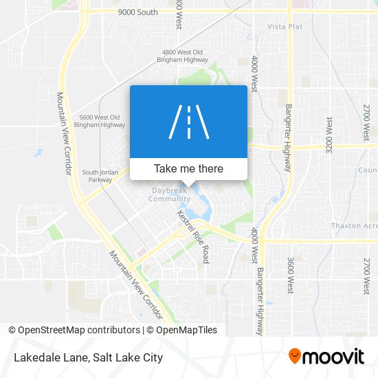 Lakedale Lane map