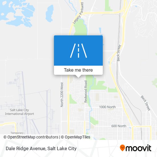 Dale Ridge Avenue map