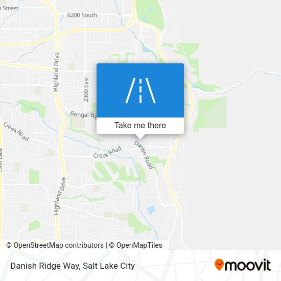 Danish Ridge Way map