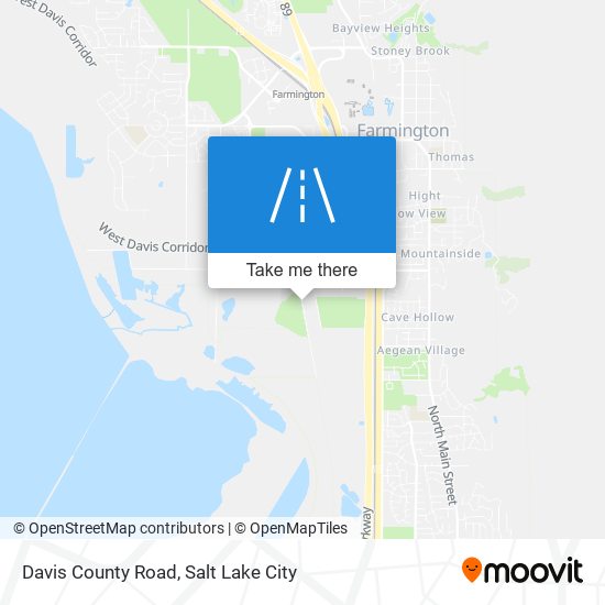 Mapa de Davis County Road