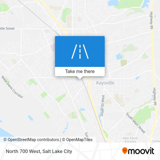 Mapa de North 700 West