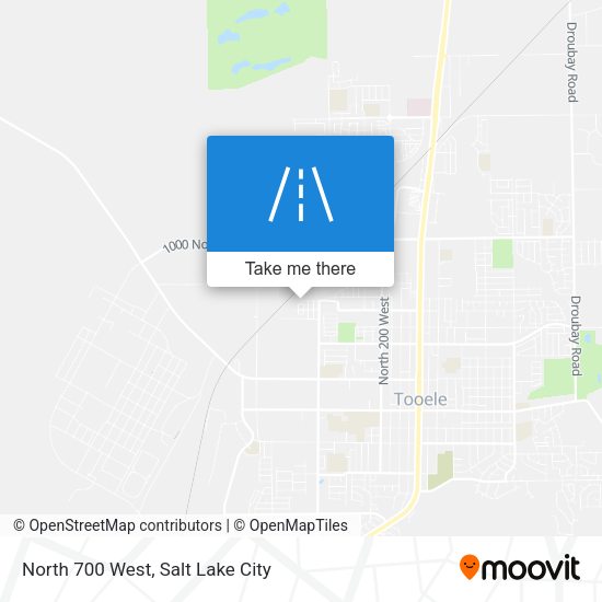North 700 West map