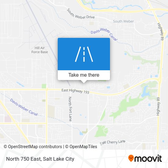 Mapa de North 750 East