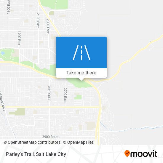 Parley's Trail map