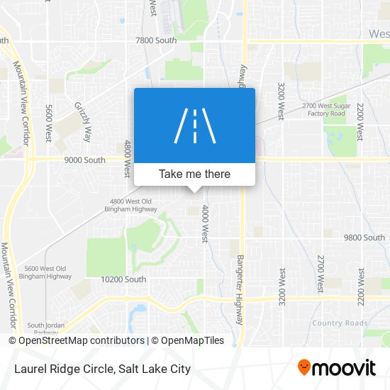 Mapa de Laurel Ridge Circle