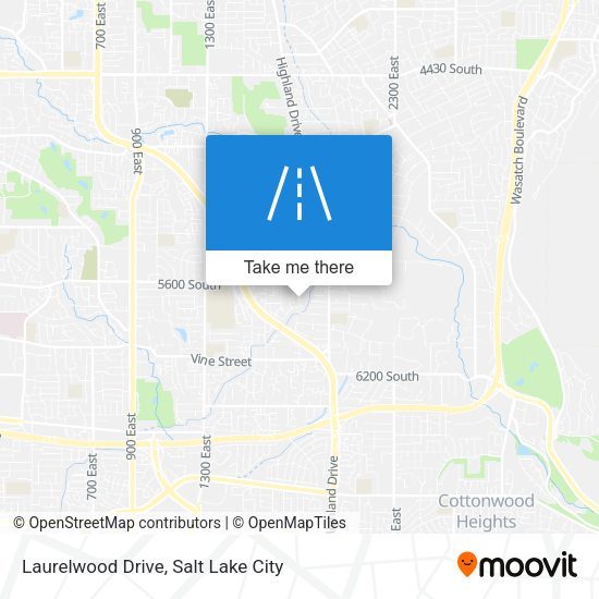 Laurelwood Drive map