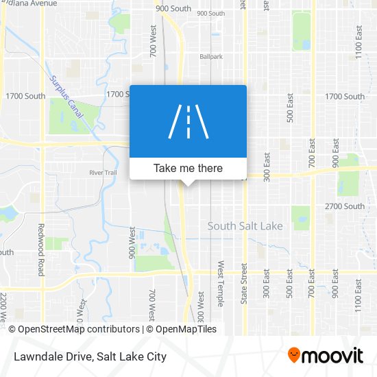 Lawndale Drive map