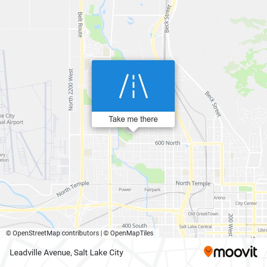 Leadville Avenue map