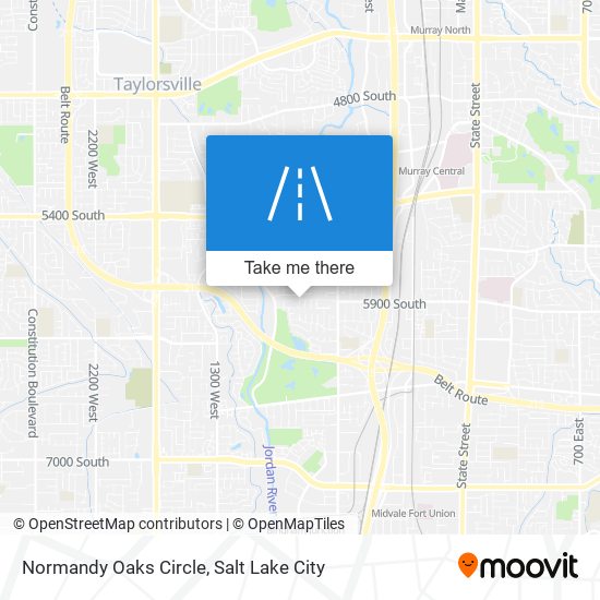 Mapa de Normandy Oaks Circle